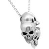 image:imageControse ThreeHeaded Skull Necklace