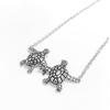 image:imageControse Turtle Bond Necklace  Stainless Steel Sea Turtle Pendant  Symbol of Connection amp Everlasting Friendship