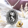 image:imageControse Victorian Cat Cameo Necklace  Unique Gothic Jewelry for Cat Lovers
