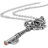 image:imageControse Womens Antiique SilverToned Stainless Steel Monarch  Small Key Necklace