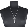 image:imageControse Womens Antiique SilverToned Stainless Steel Monarch  Small Key Necklace