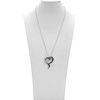 image:imageControse Womens SilverToned Heart Shaped Stainless Steel Dark and Bright Tentacle Octopus Necklace 31