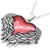 image:imageControse Womens SilverToned Stainless Steel  Guarded Heart Necklace with Pendant 28