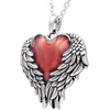 image:imageControse Womens SilverToned Stainless Steel  Guarded Heart Necklace with Pendant 28