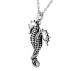image:imageControse Womens SilverToned Stainless Steel Bonded for Life Couple Seahorse Necklace