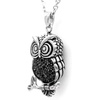 image:imageControse Womens SilverToned Stainless Steel MidNighter Owl Necklace 27