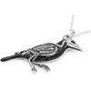 image:imageControse Womens SilverToned Stainless Steel Rave N Bones Necklace with Pendant 28