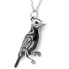 image:imageControse Womens SilverToned Stainless Steel Rave N Bones Necklace with Pendant 28