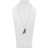 image:imageControse Womens SilverToned Stainless Steel Rave N Bones Necklace with Pendant 28