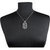 image:imageControse WomensMens Antiique SilverToned Stainless Steel Draco  Two Snake Tag Necklace