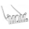 image:imageControse Word Necklace for Women Stainless Steel Pendant Block Letters with Crystal Jewelry MOM