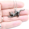 image:imageControse Yoga Stretch Cat Skeleton Necklace