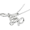 image:imageLove Necklace with Crystal Pendant 316L Stainless Steel Love Charm Great Gift for Any Occasion