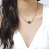 image:imageStellia Coveted Jade Necklace Gold Plated Chain