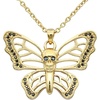 image:imageControse Butterfly Skull GoldPlated Necklace