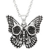 image:imageControse Butterfly Skull Necklace with Pendant 16  18 adjustable chain