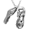 image:imageControse Dinosaur Necklace Mini TRex Skull Pendant 316L Stainless Steel