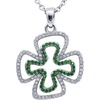 image:imageControse Double Your Luck Clover Necklace with 130 Crystals