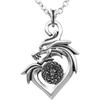 image:imageControse Dragon Necklace in Heart Sharped