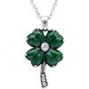 image:imageControse Four Leaf Clover Necklace with Crystals