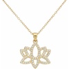 image:imageControse Golden Lotus Yoga Necklace with Crystals