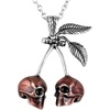 image:imageControse Jewelry Cherry Skull Necklace Pendant 28 necklace  316L Stainless Steel