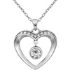 image:imageControse Light of My Love Heart Necklace with Sparkling Crystals