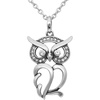 image:imageControse Luminous Owl necklace Bird Pendant with Crystals