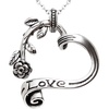 image:imageControse Rose Garden Heart NecklaceSliver