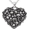 image:imageControse SilverToned Stainless Steel Captivated Souls Heart Necklace