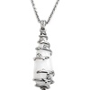 image:imageControse SilverToned Stainless Steel GrapeVine Necklace 28 plus 2 extender