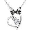 image:imageControse Skull Heart Necklace  Lovely Bones