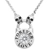 image:imageControse Skull Lock Necklace  Forever Love
