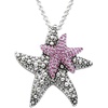 image:imageControse Starfish Necklace for Women SilverPlated Pendant with Crystal Accents OceanInspired Jewelry Gift Adjustable Long Chain Statement Necklace
