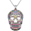 image:imageControse Sugar Skull Necklace Heart Eyes Skull Pendant