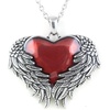 image:imageControse Womens SilverToned Stainless Steel  Guarded Heart Necklace with Pendant 28