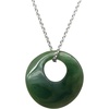 image:imageStellia Oculus Jade Necklace with Silver Plated Chain