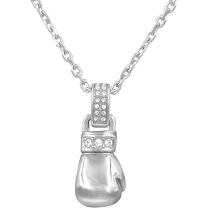 image:imageControse Boxing Glove necklace with 17 Clear Crystals