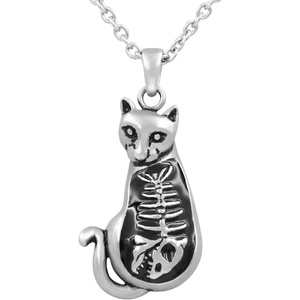 image:imageControse Cat Necklace Full Tummy Kitty Fish Bone