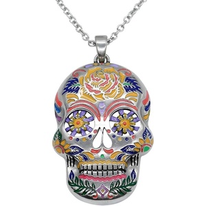 image:imageControse Floral Sugar Skull Necklace