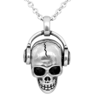 image:imageControse Rock N Skull Necklace  Adorned with Crystals