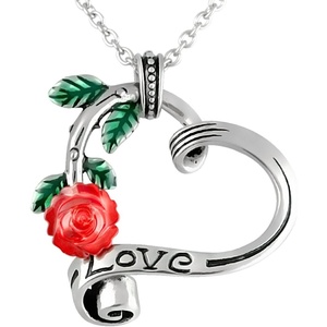 image:imageControse Rose Garden Heart NecklaceRed Rose