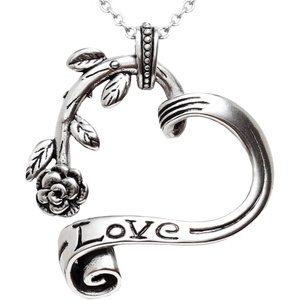 image:imageControse Rose Garden Heart NecklaceSliver