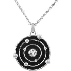 image:imageControse Solar SyStem Necklace with Clear Crystals  Cosmic Power