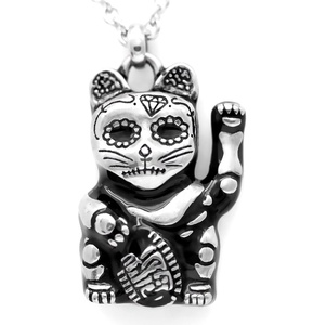 image:imageControse Cat Necklace Day of the Dead Manekineko 28 Chain