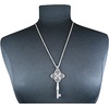 image:imageControse SilverToned Stainless Steel Secret Garden  Large Key Necklace