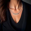 image:imageControse DNA Necklace with Clear Crystals