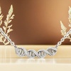 image:imageControse DNA Necklace with Clear Crystals