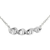 image:imageControse DNA Necklace with Clear Crystals