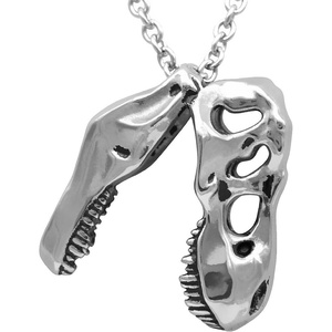image:imageControse Dinosaur Necklace  TRex Skull Pendant 316L Stainless Steel